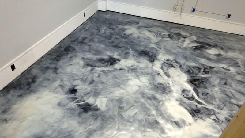 Metallic concrete hot sale floor paint