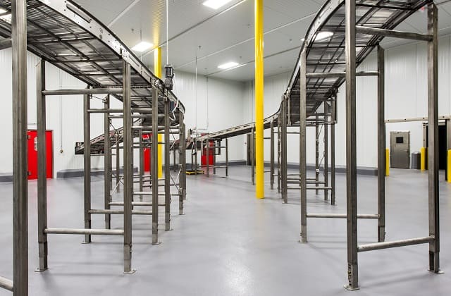 Industrial building with Stonhard Flooring System