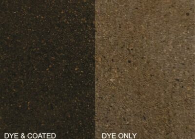 Burnt Sienna concrete floor dye color