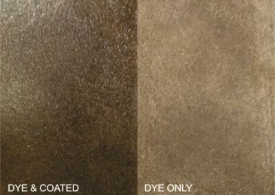 Chocolate Brown concrete floor dye color