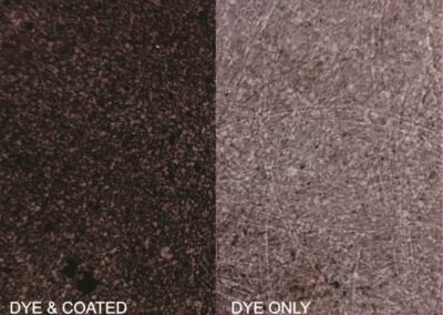 Egg Plant concrete floor dye color