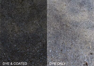 Glacier Blue concrete floor dye color