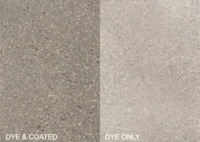 Light Gray concrete floor dye color