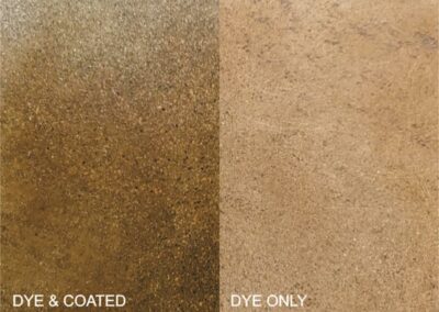 Saddle Brown concrete floor dye color