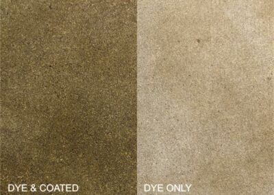 Sand concrete floor dye color